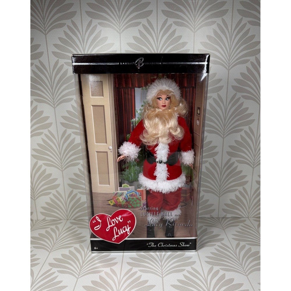 Barbie Collector I Love Lucy The Christmas Show Lucy Ricardo Doll K4558 Mattel